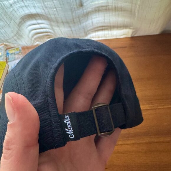 Martha Headwear Dunas 5-panel black embroidered fox hat - Picture 5 of 6